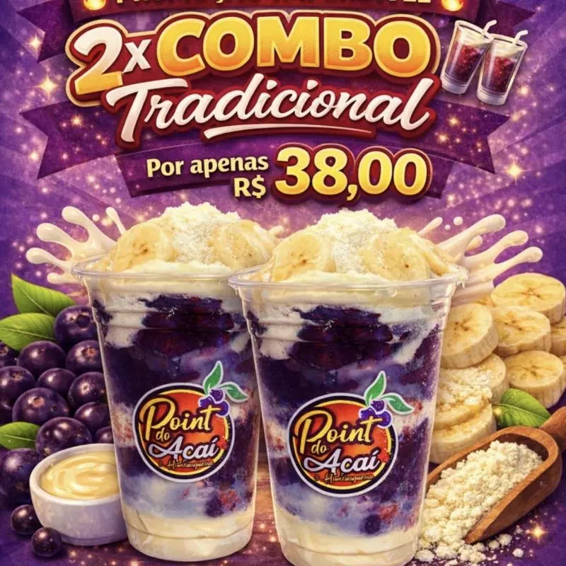 2 X ACAI TRADICIONAL 500ML