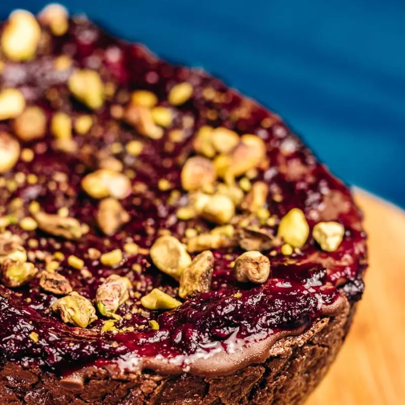 Pistache com Frutas Vermelhas