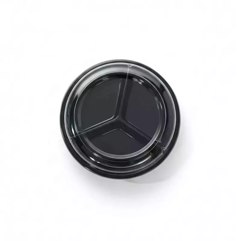 1256 CONTENEDOR 3 DIVISIONES NEGRO