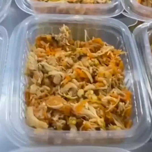 Escondidinho de batata doce e frango