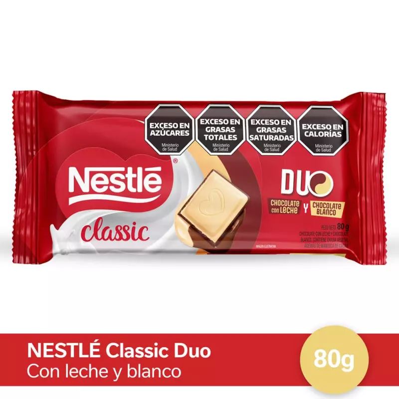 Chocolate Nestle duo 80gr