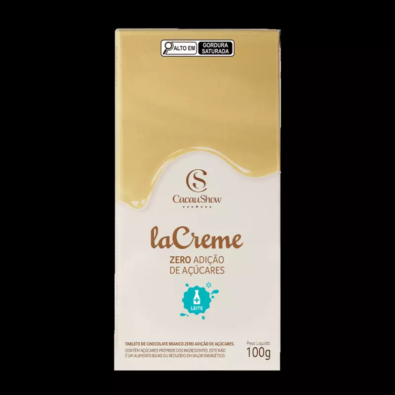 Tab lacreme branco zero açúcar 100g