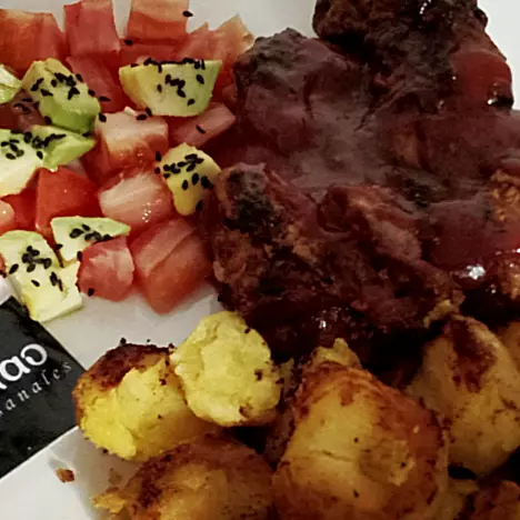 Costillas de cerdo en salsa agridul