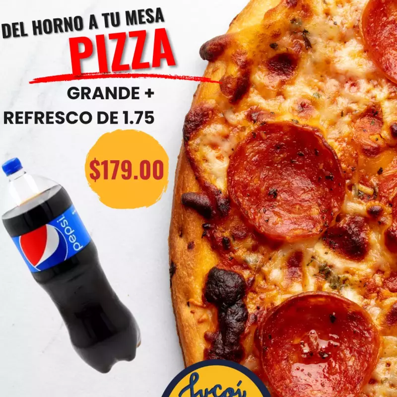 Pizza grande + REFRESCO