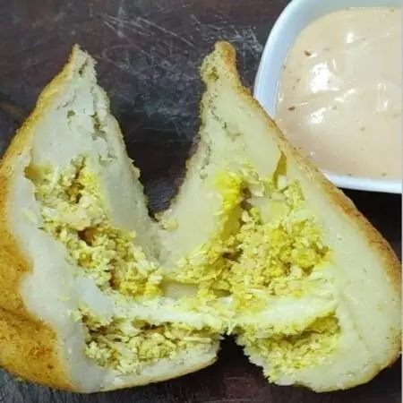 Coxinha de Frango c/ Queijo coalho