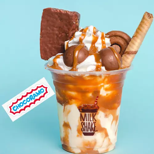 MALTEADA DE VAINILLA CON CHOCORRAMO