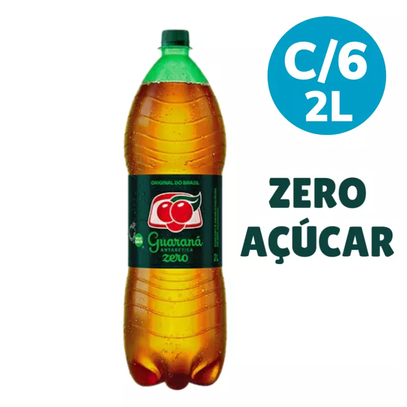 Guaraná Antártica ZERO 2L C/6