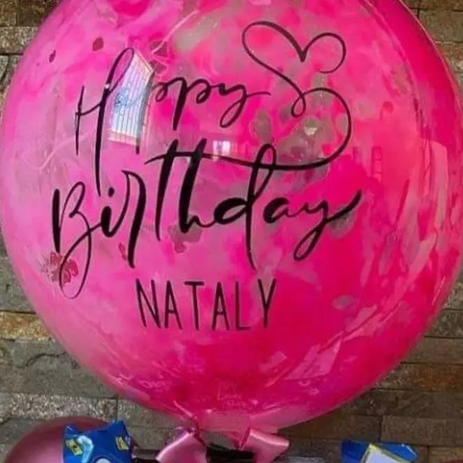 Globo acrílico personalizado