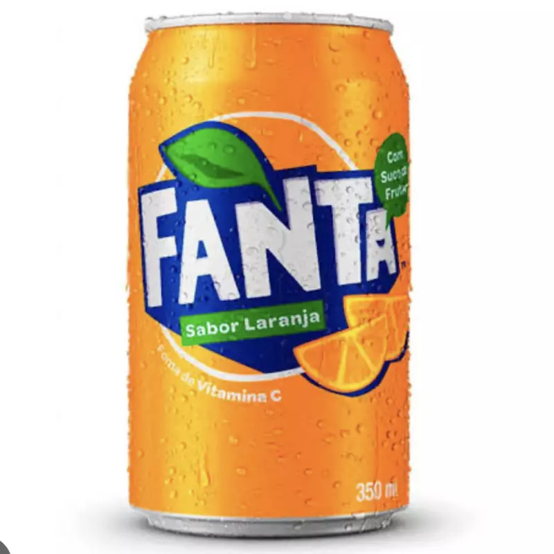 Fanta laranja lata