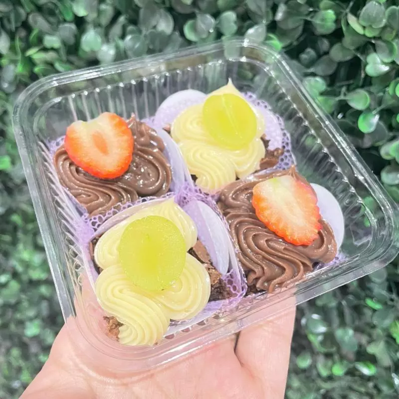 Baby Brownie c/ frutas