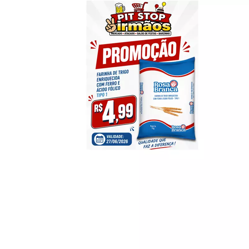 Farinha de Trigo ROSA BRANCA