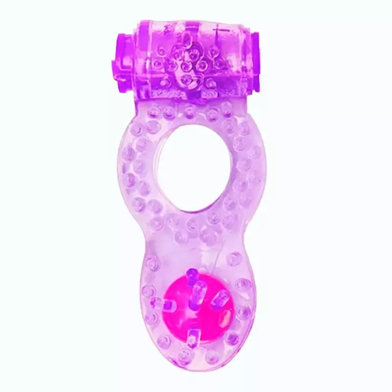 ANEL PENIANO COM VIBRADOR E PÉROLA