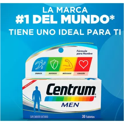 CENTRUM MEN 30 TABLETAS