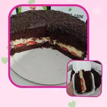 Torta chocolatudo c/ Ninho e morango