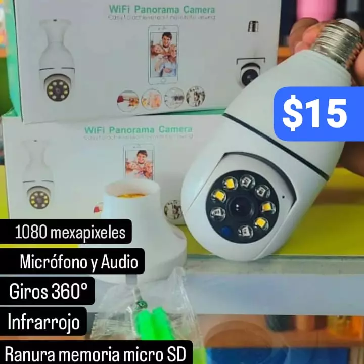 Camara tipo bombillo