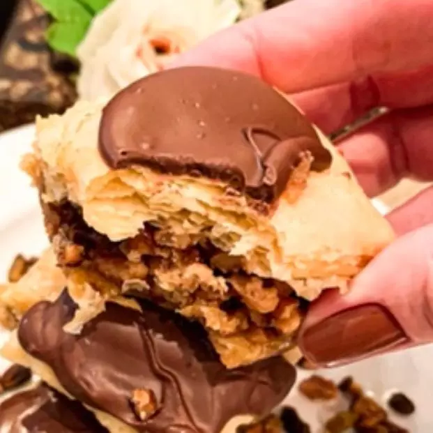 Belewa de Nozes e chocolate.