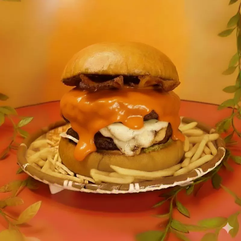 🍔Cheddar Burger Duplo