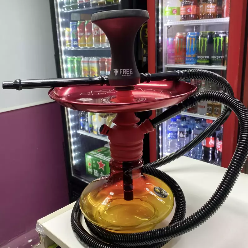 FreeHookah Vermelho, amerelo e preto