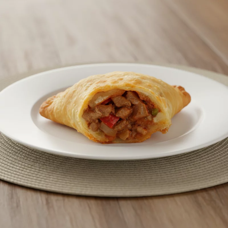Empanada de carne cortada a cuchillo