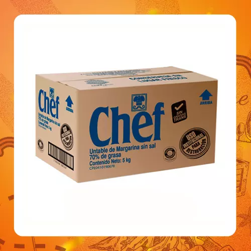 Unidad Chef Margarina S/Sal 5kg