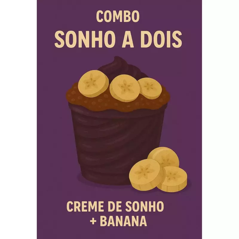 Creme de Sonho + Banana 🍌💛400ml