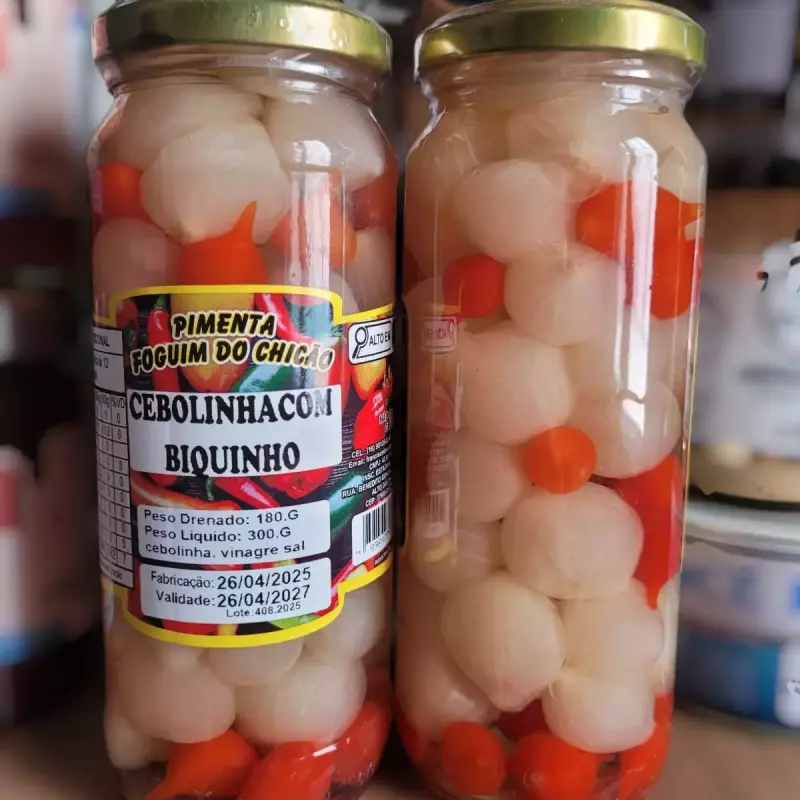CEBOLINHA C/ PIMENTA BIQUINHO 300G