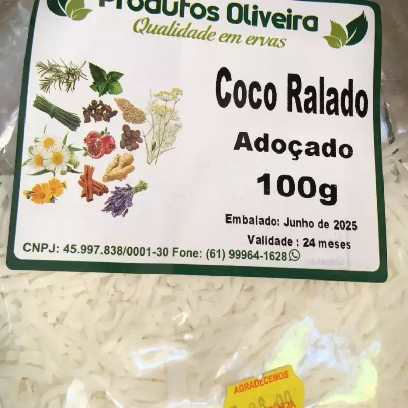 Coco ralado adoçado