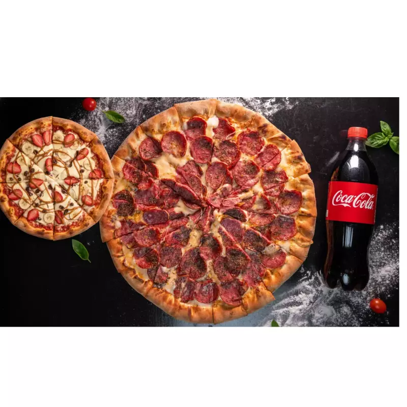 Pizza Gigante + broto + Refrigerante