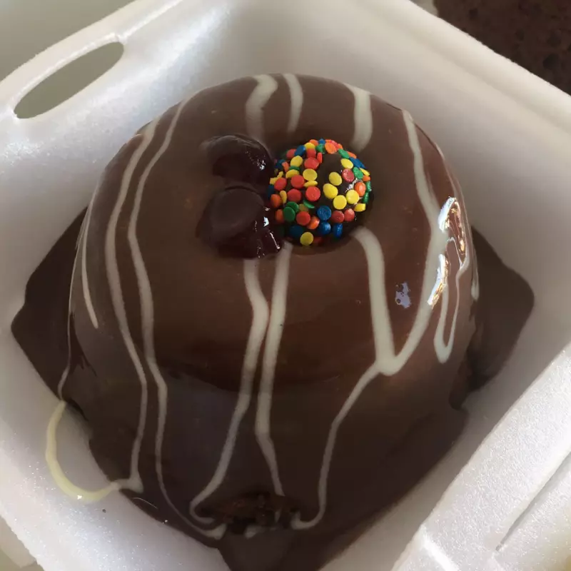 Mine vulcão chocolate