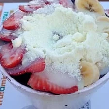 Açaí+Morango+Banana+Leite C+Leite Pó