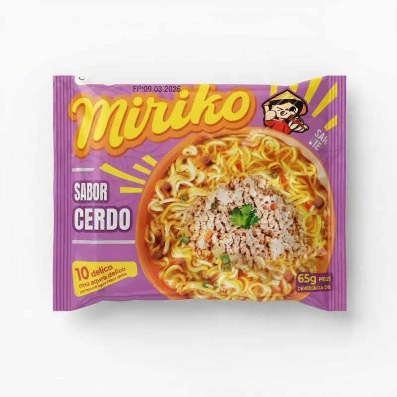 Sopa instantánea de cerdo