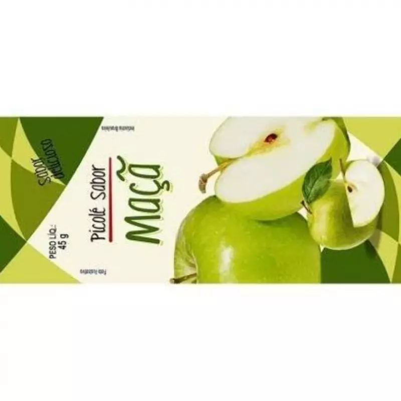 Picolé maçã verde