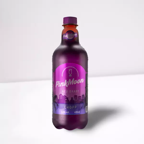 CHOPP VINHO PINK MOON 600ML