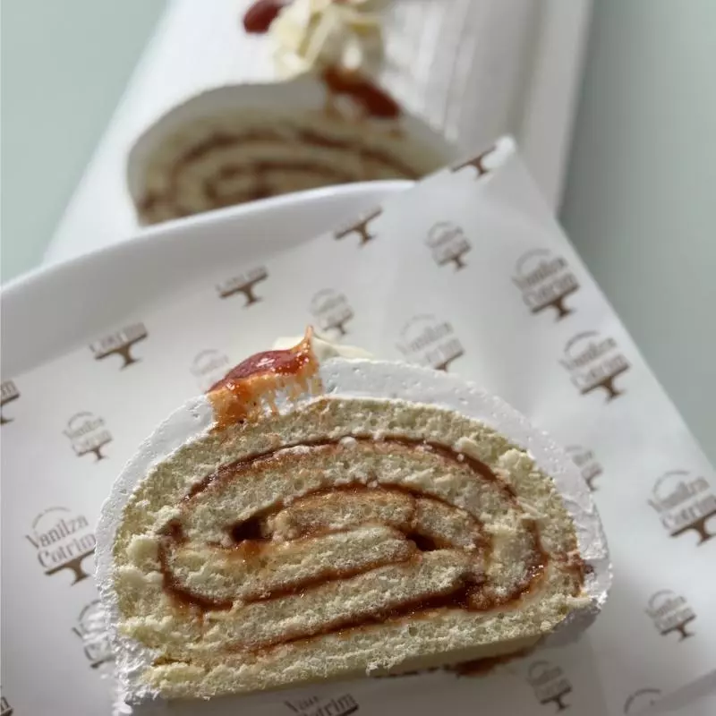 Fatia Torta Rocambole Romeu/Julieta