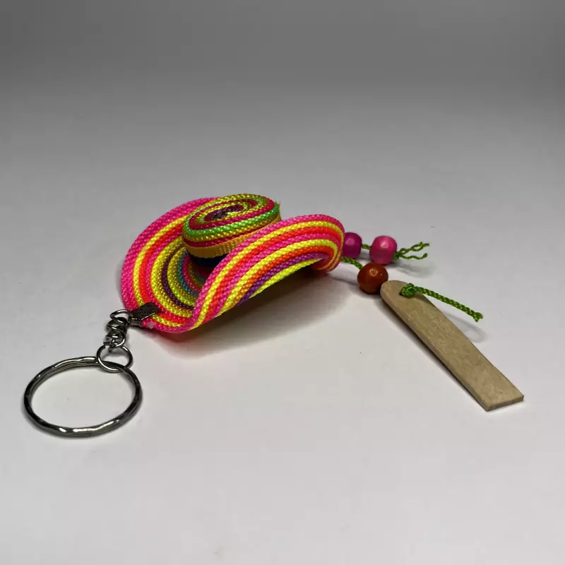 LLAVERO SOMBRERO VUELTIAO COLORES