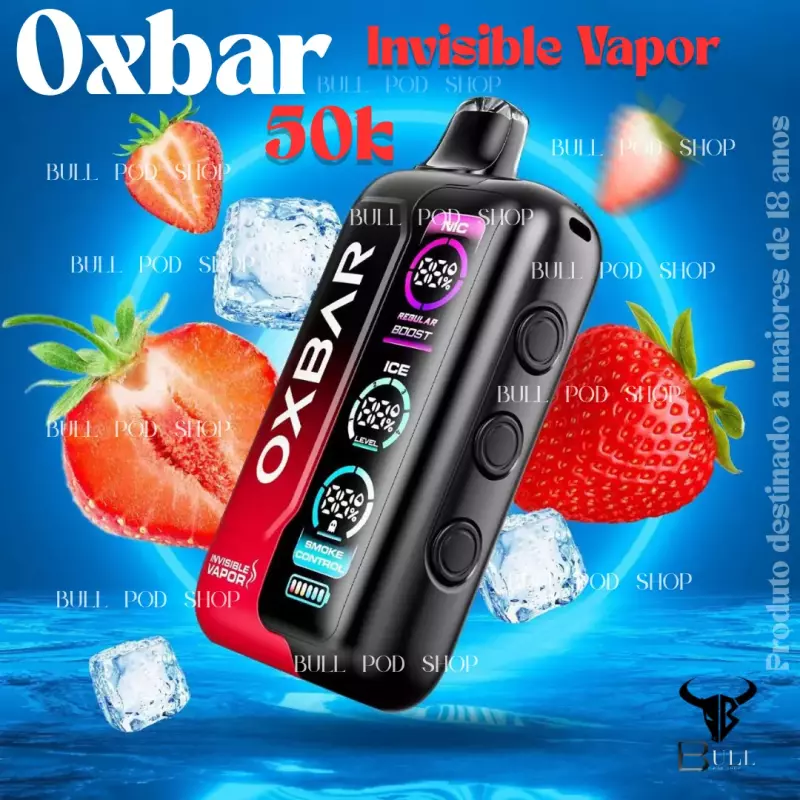 OXBAR 50000 VAPOR INVISÍVEL