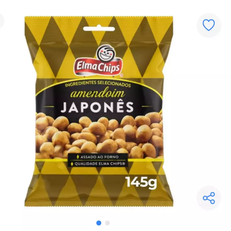 Amendoim Japonês Elma Chips 145g