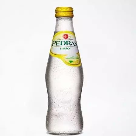 Água com gás limão