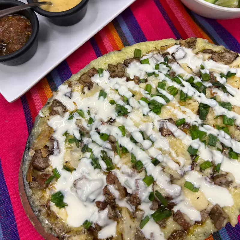 Papa rellena de arrachera