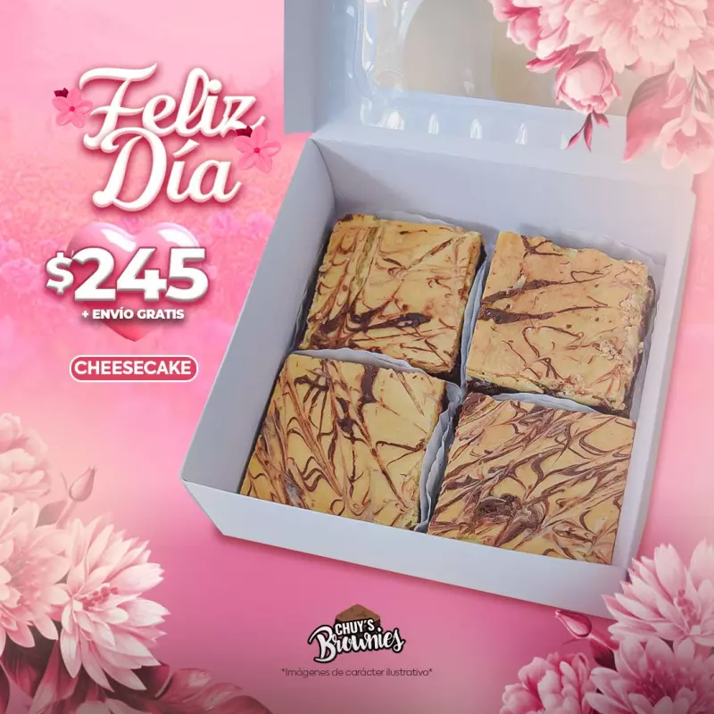 4 Pack Feliz Día Cheescake