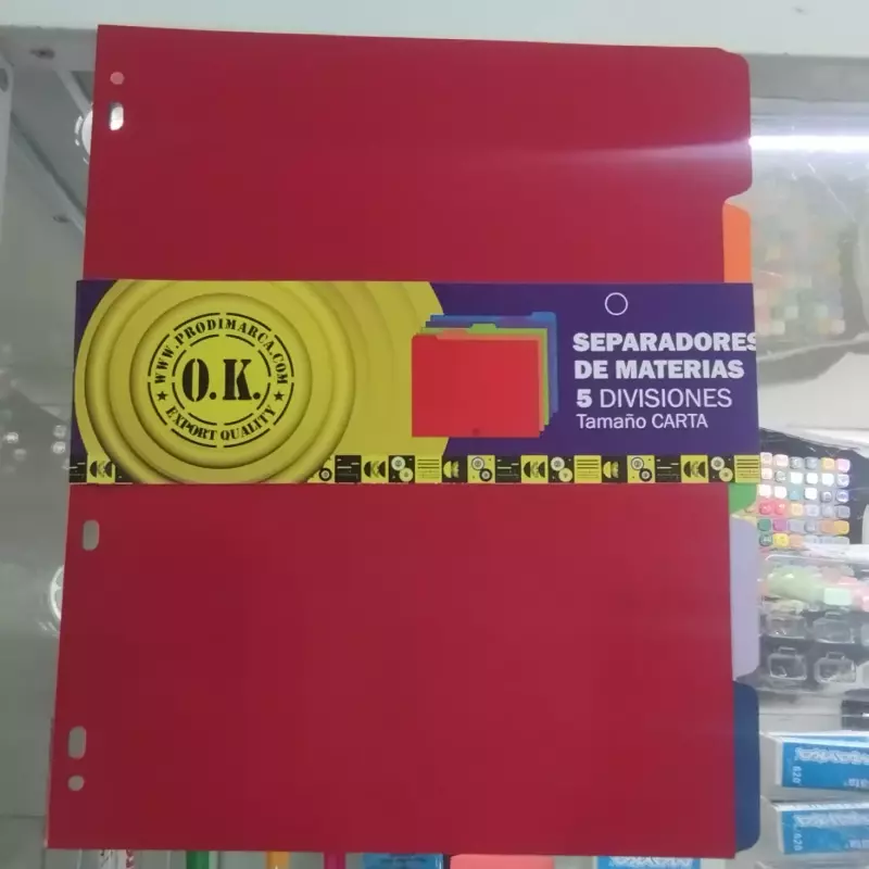 Separadores de colores 5