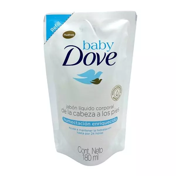 Dove Baby Jabón Liq. Corp x 180 RHE