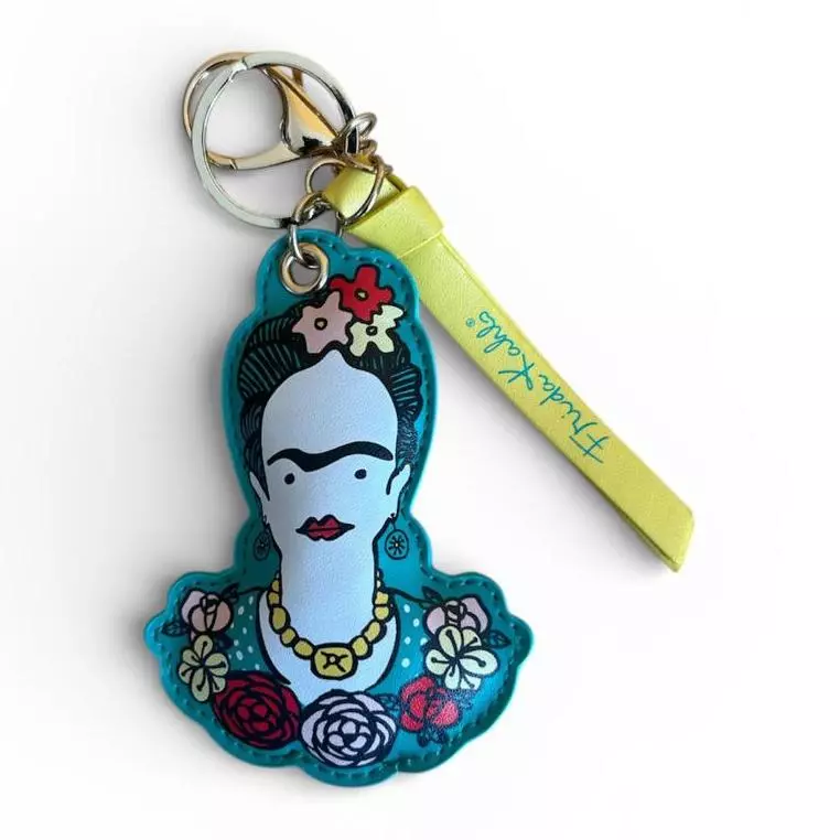 Chaveiro Couro Frida Kahlo