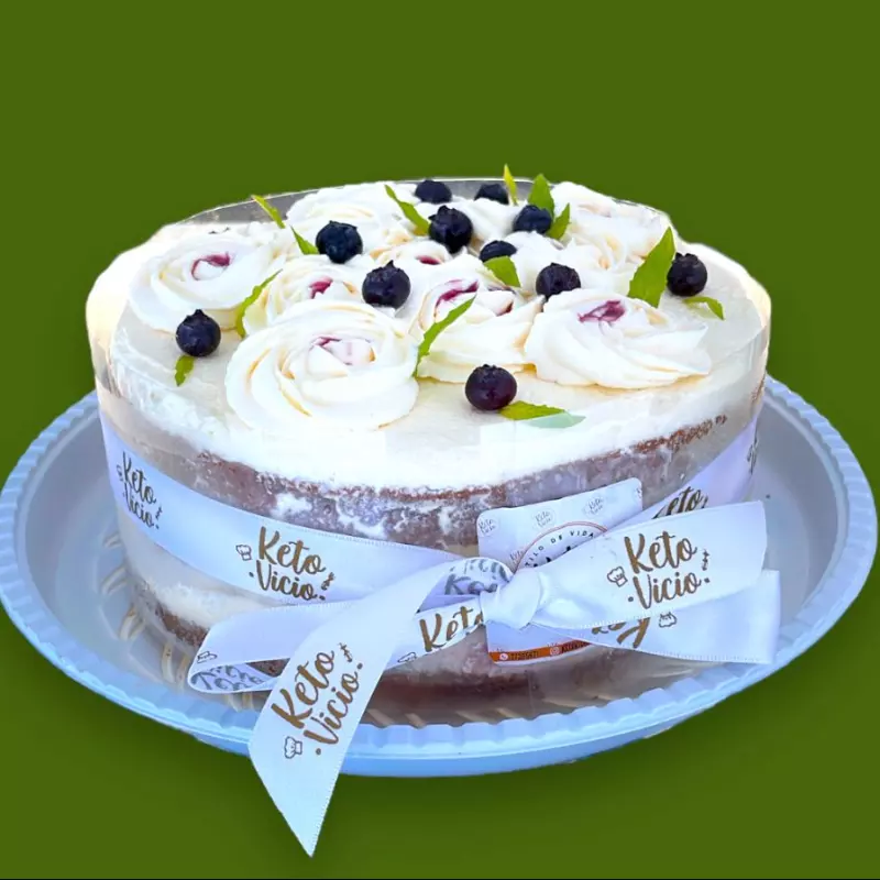 Torta de limón y arándanos