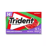 CHICLETE TRIDENT MELÂNCIA 25G