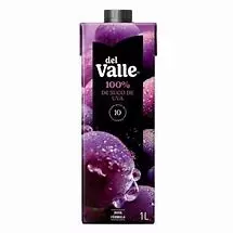 Suco Del vale uva 100% 1l.