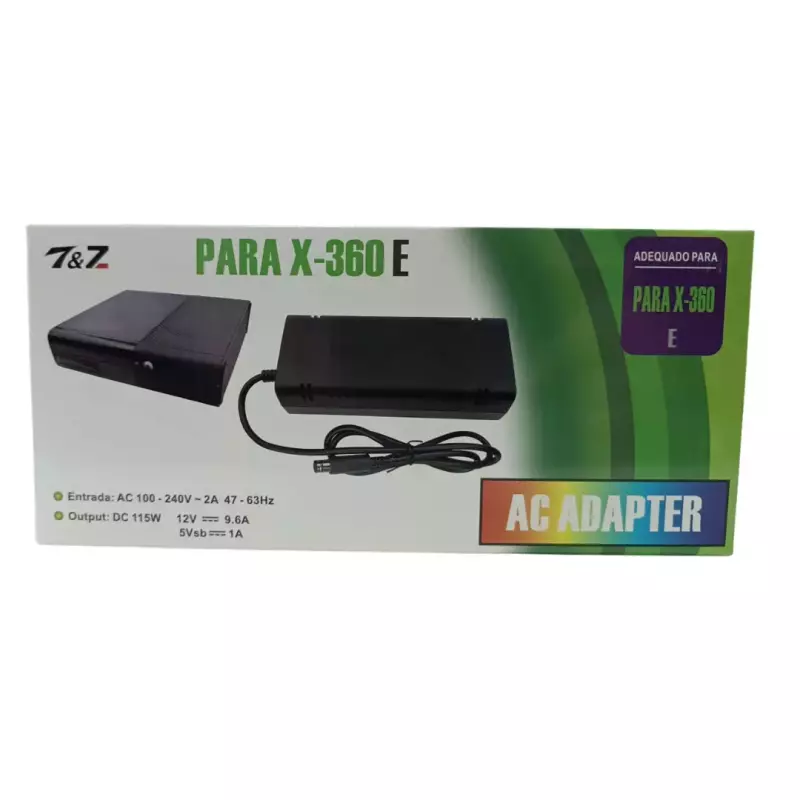 FONTE P/XBOX 360 E SLIM 7&7 TZ-011E