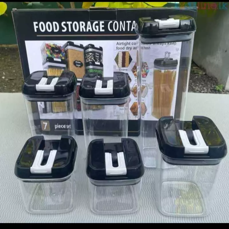 🌟SET DE 7 CONTENEDOR DE ALIMENTO