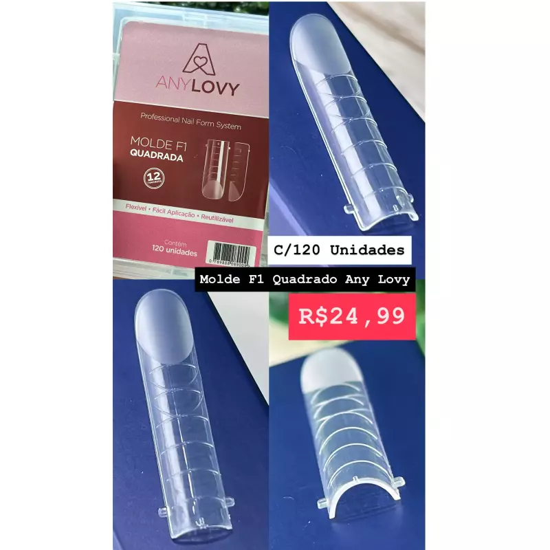 Molde F1 Any Lovy Quadrado C/120