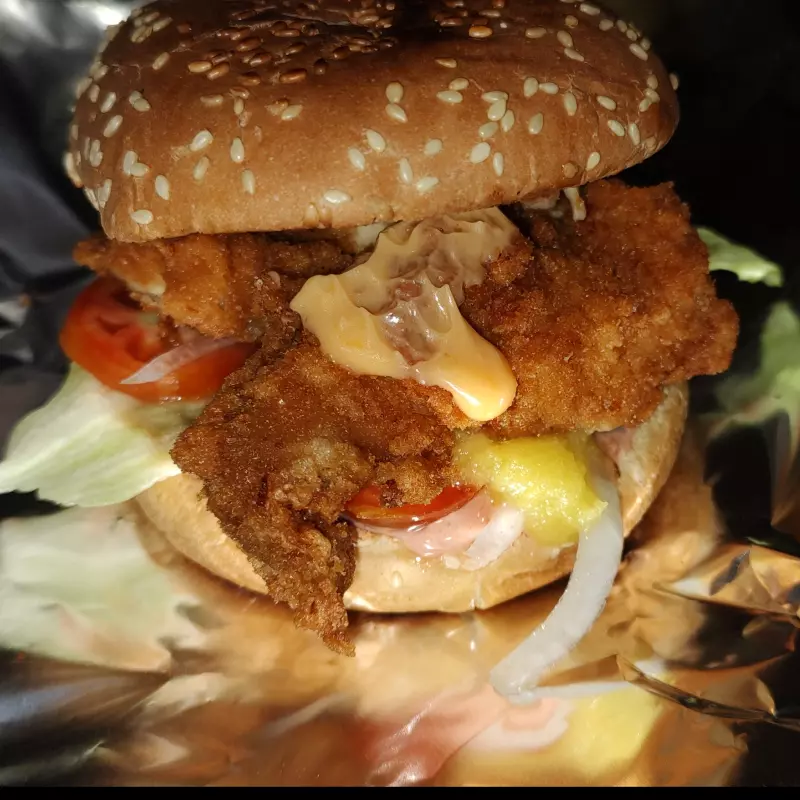 Hamburguesa de pollo Bufalo